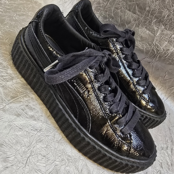 FENTY/PUMA Black Sneakers SZ 7.5 - Picture 6 of 14